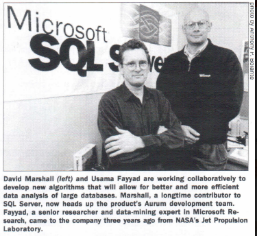 Microsoft Research, SQL Server Team Mine For Golden Data